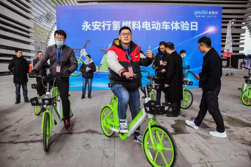 永安行氫燃料電動車常州首發(fā) 邀市民試騎“嘗鮮”1