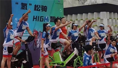 永安行氫能自行車亮相北京未來科學(xué)城未來智谷